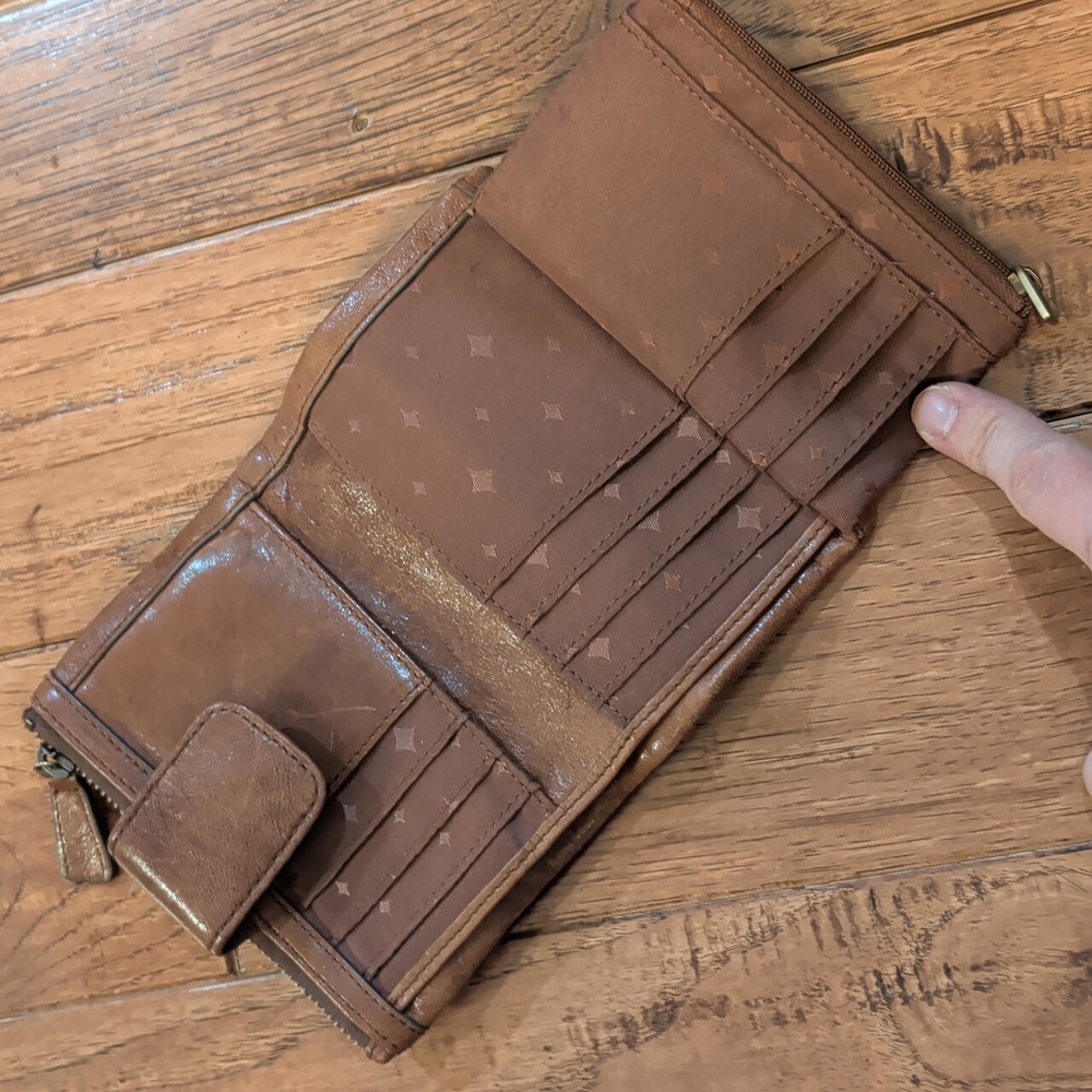 Fossil Emory Patchwork Multicolor Women's Brown a… - image 5